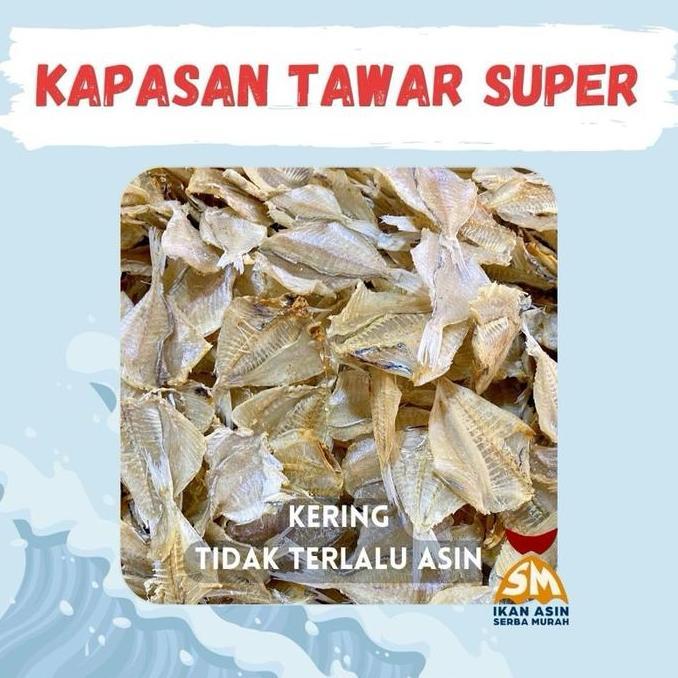 KAPASAN TAWAR SUPER | IKAN KAPASAN KAPAS KIPAS TIPIS KERING | IKAN ASIN [terbaik]