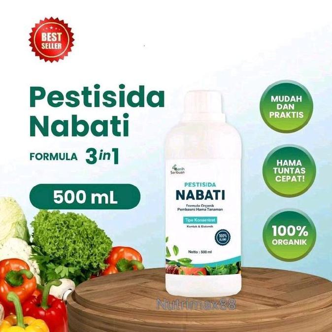 Pestisida Nabati Organik 500 Ml Pekatan Untuk Semua Hama Tanaman