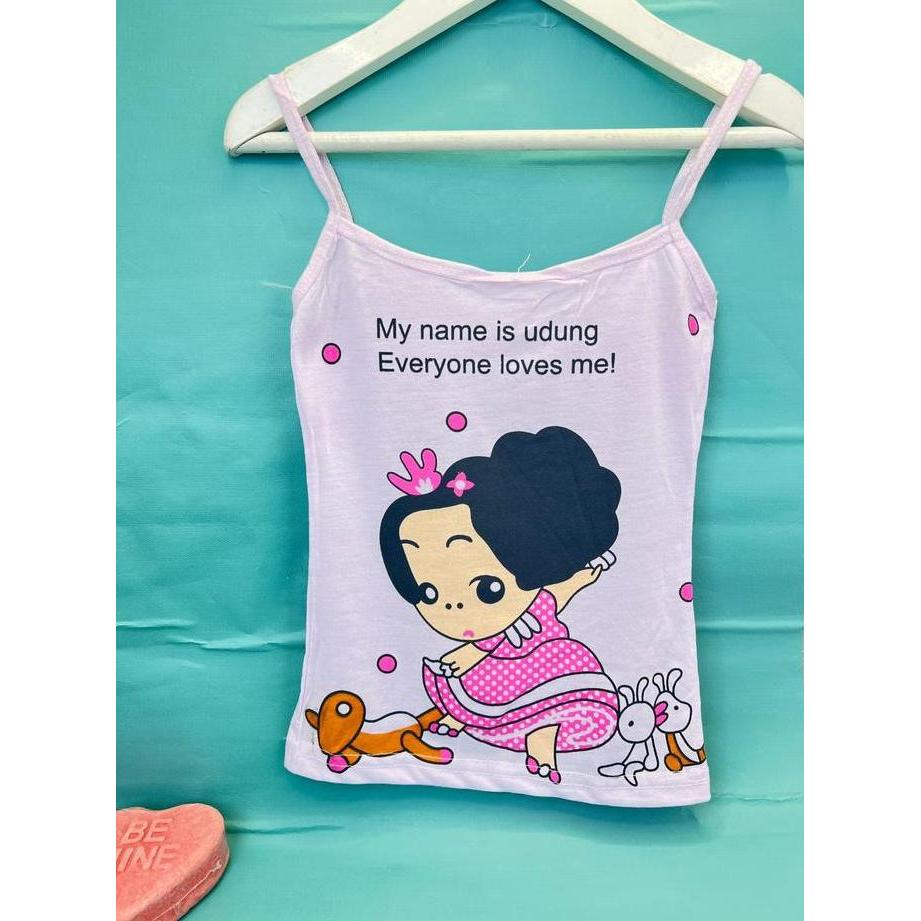 Kaos Dalam Anak Perempuan 12 pcs /Singlet Anak Perempuan /Kaos Dalam Anak Motif #999 Fashion