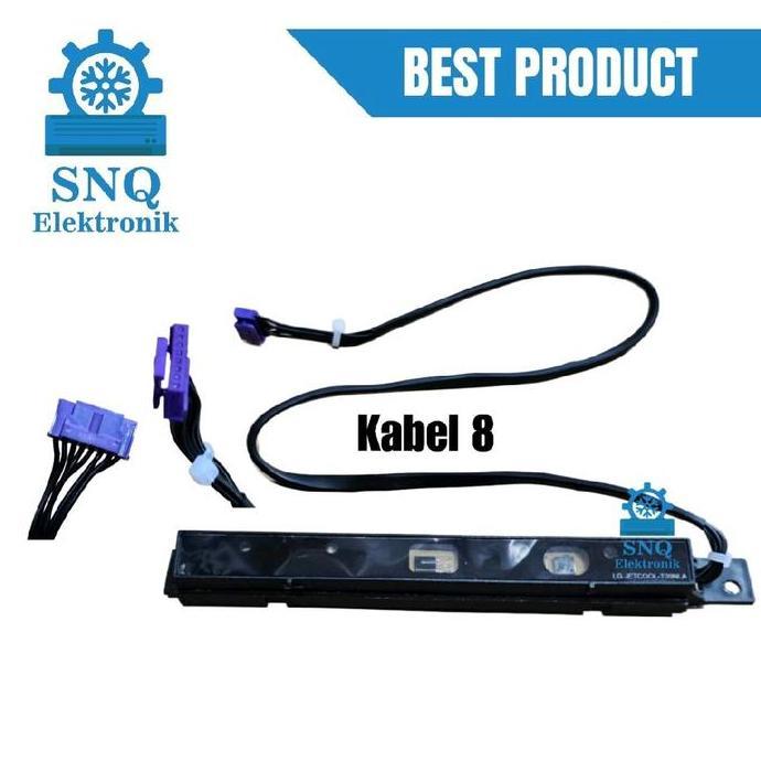 Sensor remot AC LG jetcool T09NLA soket biru 8 kabel - PCB sensor remote AC LG jetgold - Receiver AC