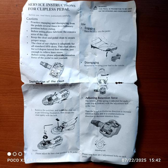 Pedal Wellgo Wpd-823 - Pedal Sepeda - Gowes Parts Original Dan Terpercaya