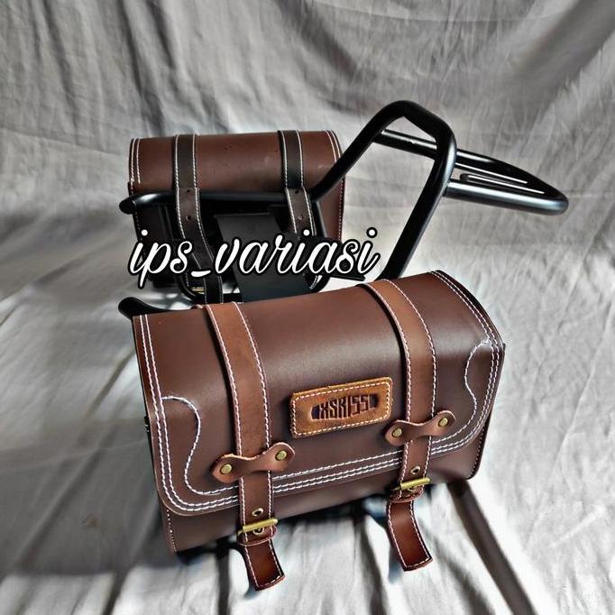 Back Rack Xsr 155 plus tas side bag kiri kanan aksesoris motor xsr