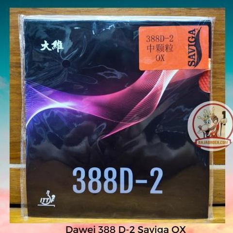 Dawei 388 D-2 Saviga OX - Karet Bintik Bertahan Panjang Long Pips 388D