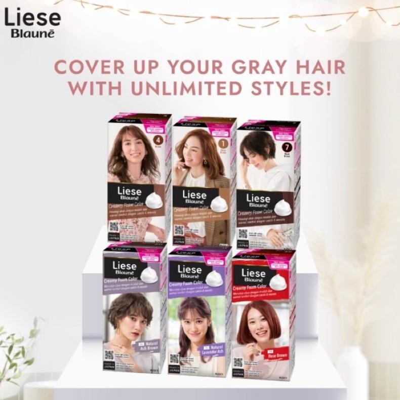 Liese Blaune Bubble Hair Color Cat Rambut Uban Japan Original Design Series cat rambut