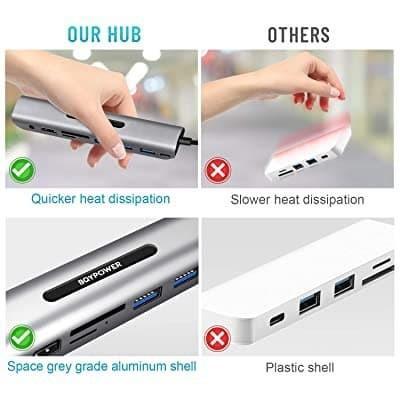 V161B Type C Adapter 9 In 1 Pd 87W Type C Charging Port 4K Hdmi Vga