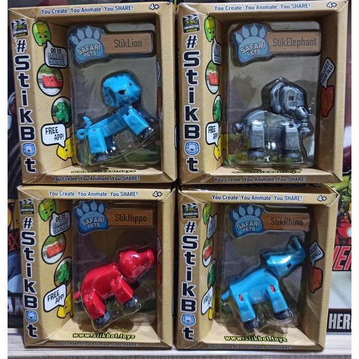 mainan - Stikbot Pets Serie 2 StikHorse Figure Safari Pets Diskon