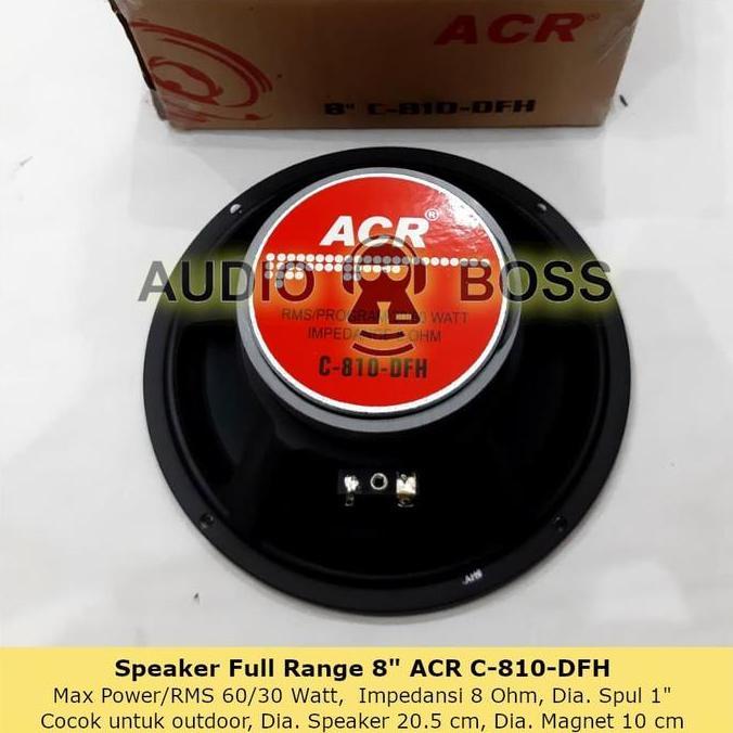zefranze/ Speaker Full Range 8 inch ACR C 810-DFH / Full Range 8" ACR C 810-DFH Diskon
