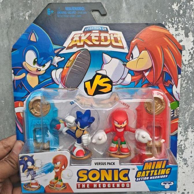 mainan - akedo sonic hedgehog mini battling Diskon