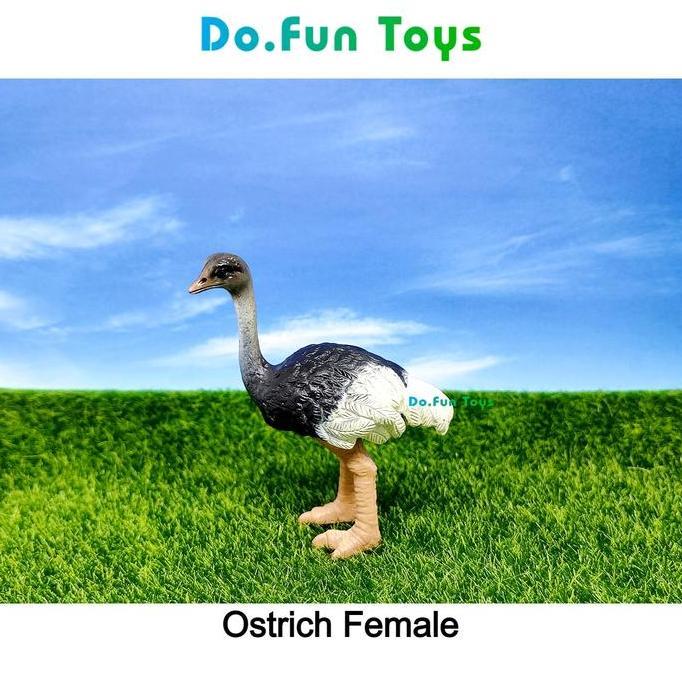 mainan - Ostrich Animal Figure/ Miniatur Binatang Burung Unta Diskon