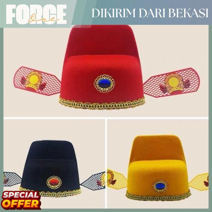 Force One Poop Topi Cendekiawan Cina Topi Kuno Untuk Pria Topi Opera Beijing Kostum Opera Tradisiona
