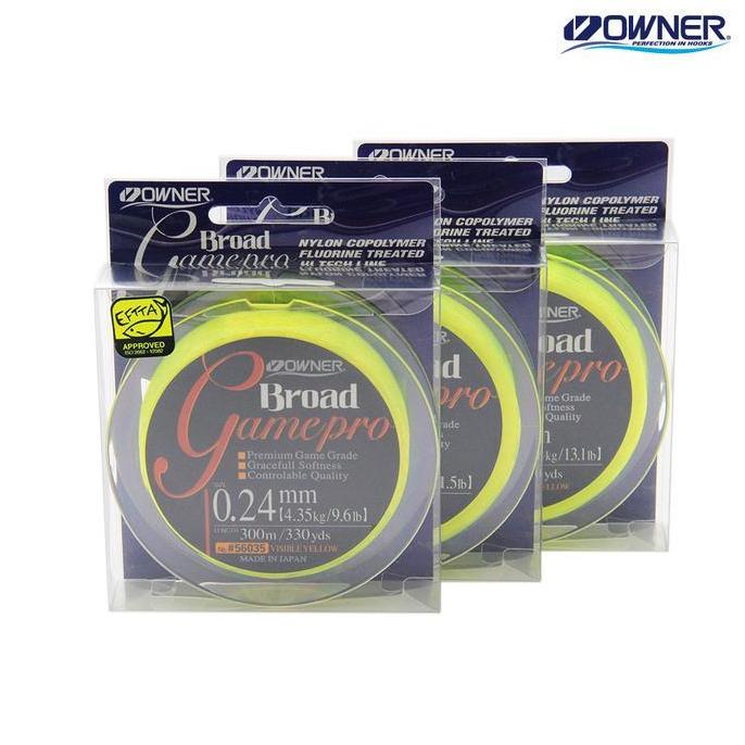 Senar Pancing Owner Broad Game Pro 300M Nylon Line