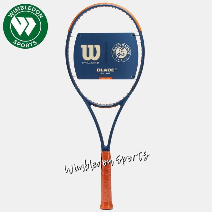 Tins- Raket Wilson Blade 98 16X19 V9 Roland Garros 24 / Wilson Blade 98 Rg