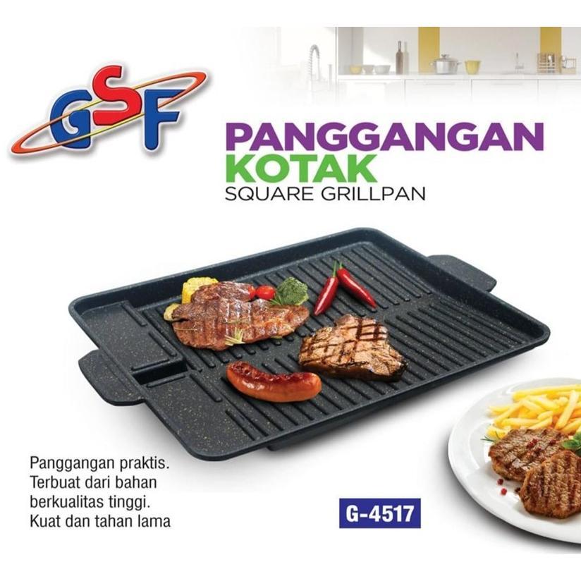 Multi Grill Pan Anti Lengket Panggangan Multiguna Alat Panggang Tanpa Arang