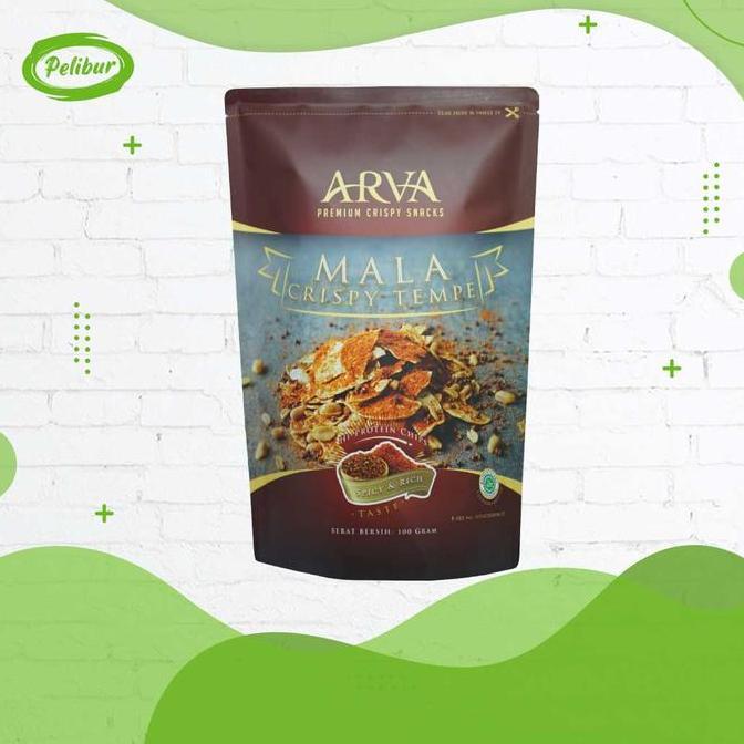 Foodcurt- Keripik Tempe Arva Mala Enak 80G Food Snack