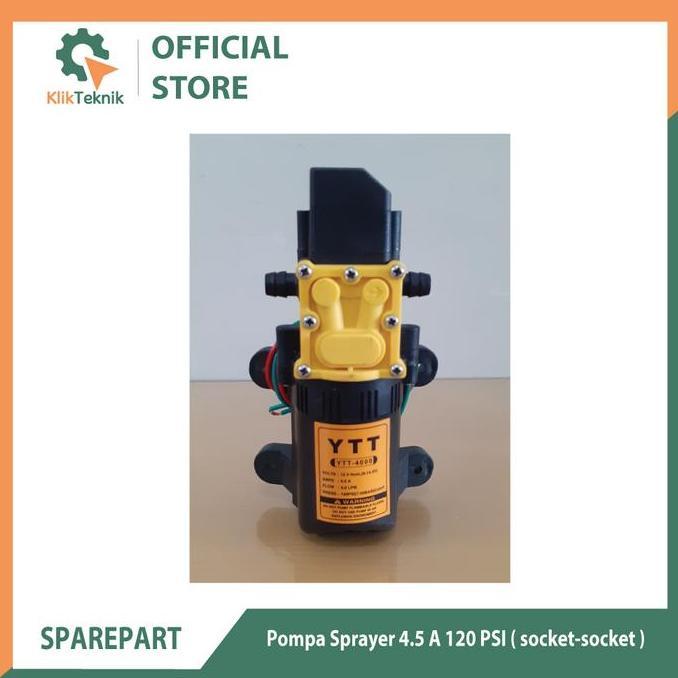 Pump Assy Auto/pompa sprayer aki 4.5 Ampere 120PSI socket-socket YMR
