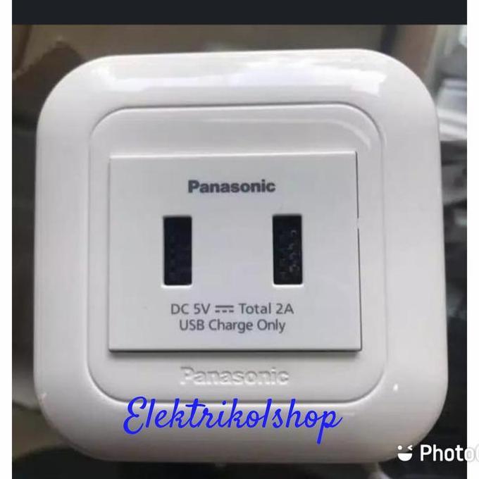 stopkontak usb panasonic 2 port