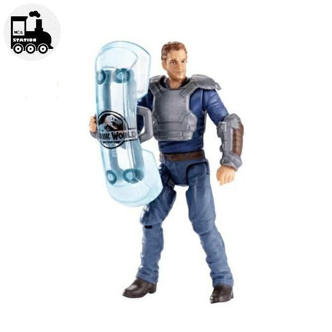 MATTEL JURASSIC WORLD - DINOSAUR TRAINER OWEN FIGURE MDLS27
