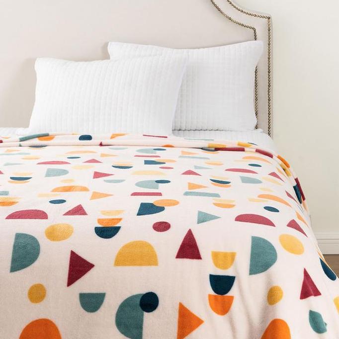 150x200 cm Selimut Microfiber Polyester Print Blanket Microfiber Selimut Ranjang Penghangat Kain Sel