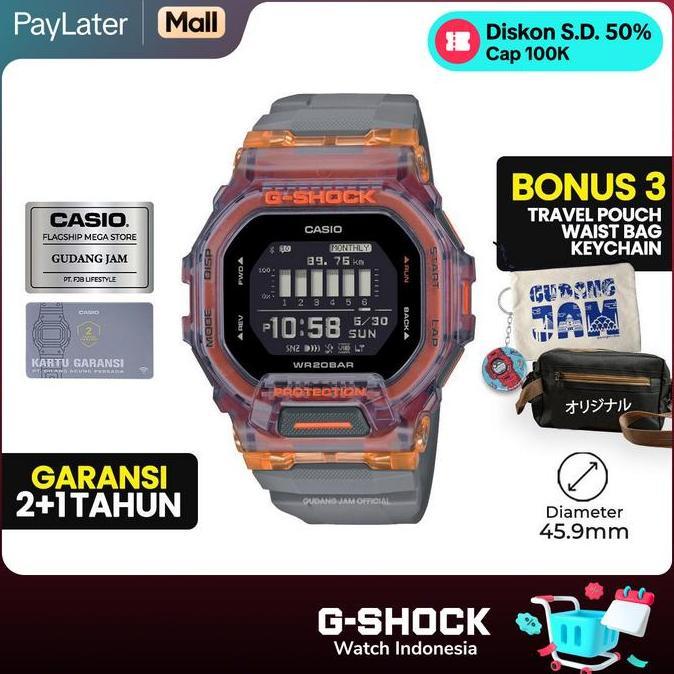 BAYVEROZZ - G-SHOCK GSHOCK GBD-200SM-1A5DR GBD-200SM GBD-200 GBD200SM GBD 200SM JAM KACA WATCHES UNG
