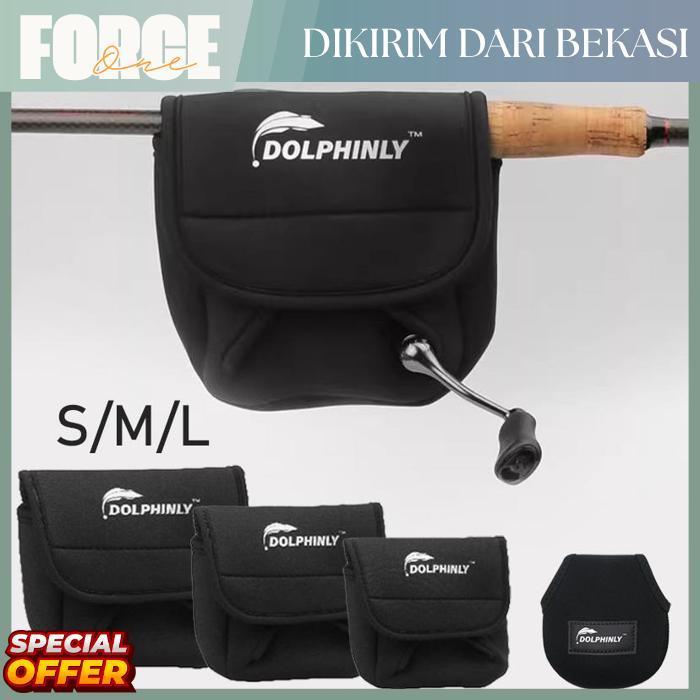 Force One Tas Reel Pancing Multifungsi - Tempat Penyimpanan Reel Pancing Portable dengan Handle Grip
