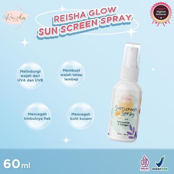 Cream- New- Reisha Glow Sunscreen Spray