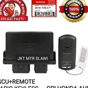 35141 K59 A71 SCU+REMOTE VARIO 150 KEYLESS 2018-2021 & SCOOPY PRESTIGE 2021-2023 ORI HONDA AHM ASLI 