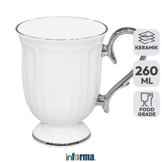 APPETITE 260 ML MAZZAGRAND EDEN MUG - PUTIH