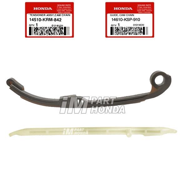 14510-KRM-842 14610-KSP-910 KARET LIDAH TENSIONER ATAS BAWAH MEGAPRO MONOSHOCK VERZA CRF 150 L