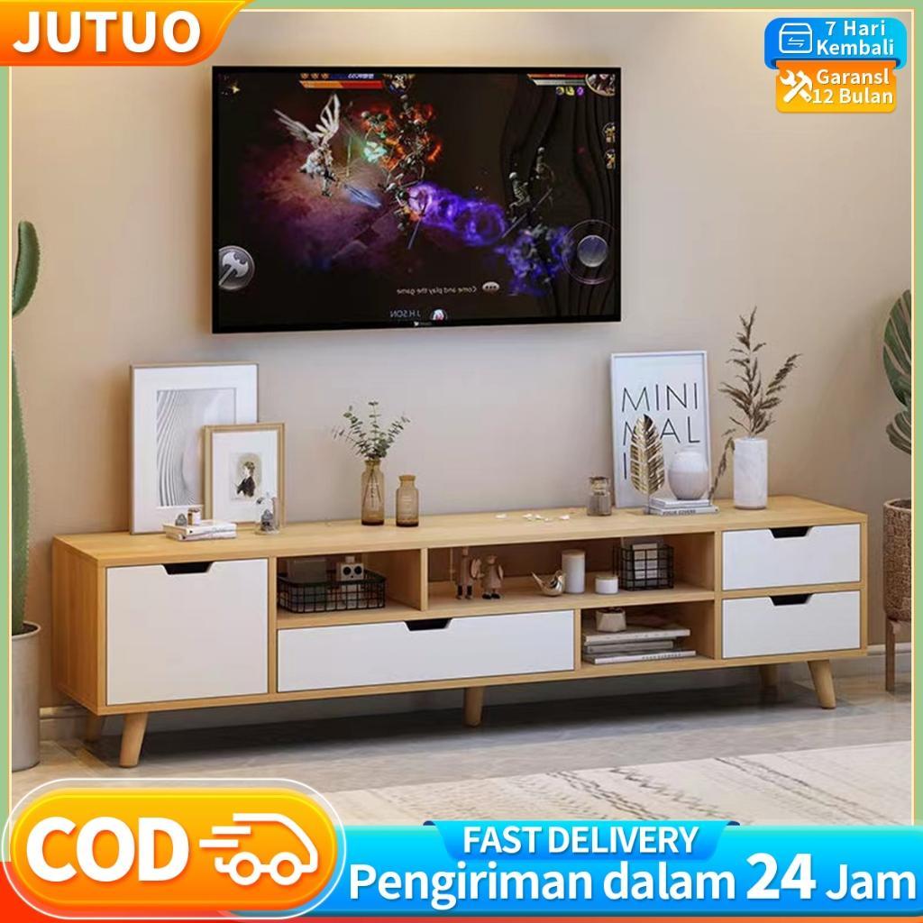 Spesial Waktu Terbatas Meja Tv Minimalis Modern 120-240Cm Meja Tv Kayu Meja Tv Minimalis Bufet Tv Mi