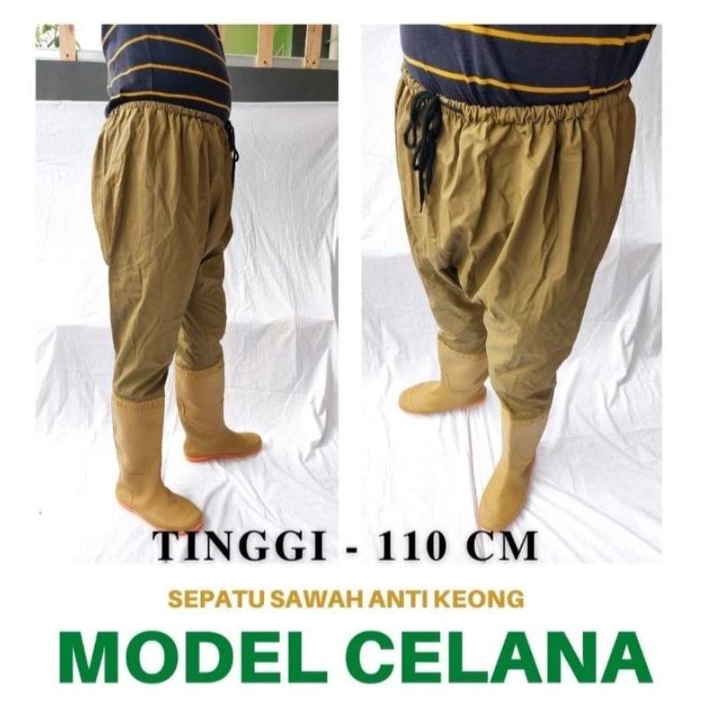 Sepatu Celana 110 Cm Sepatu Panjang Tani Sepatu Sawah Kerja Kebun Empang Sepatu Tinggi Sepatu Celana