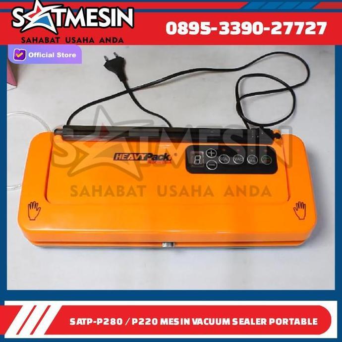 (Good) Mesin Vacum Vakum Press Sealer Basah Kering SATP-DZ-P280 Kedap Udara