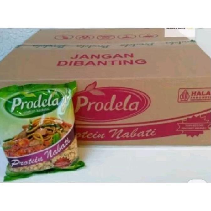 PRODELA NABATI (protein nabati pengganti daging, 1 duz 24 bungkus)