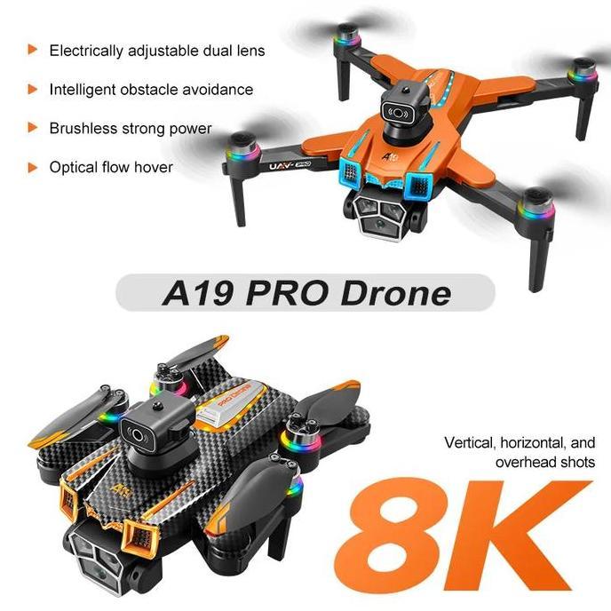 BEBAS ONGKIR - S119 A19 Pro RC dengan Kamera 8K Layar 5.6" Remote dengan Layar Pengelapan Kendala 36