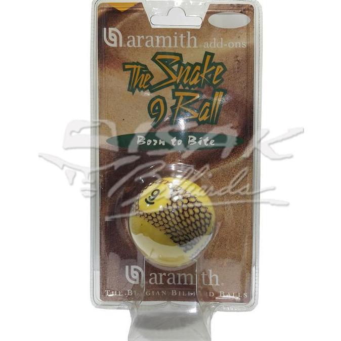 ARAMITH SNAKE 9-BALL - BOLA BILIAR 9 MOTIF ULAR - BILLIARD POOL BILYAR