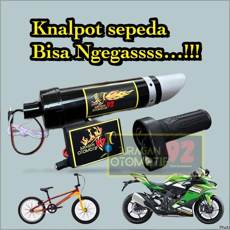 OMQ - KNALPOT SEPEDA SUARA ZX25 LIPAT KNALPOT SEPEDA ANAK SEPEDA MOTOR LISTRIK KNALPOT MAINAN ANAK L