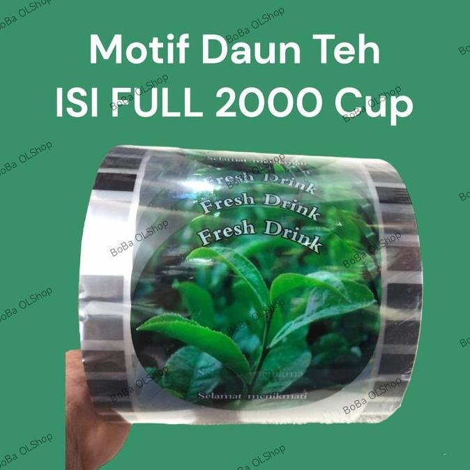 Enau- Seal Cup Daun Teh - Plastik Lid Cup Daun Teh Isi 2000 Cup