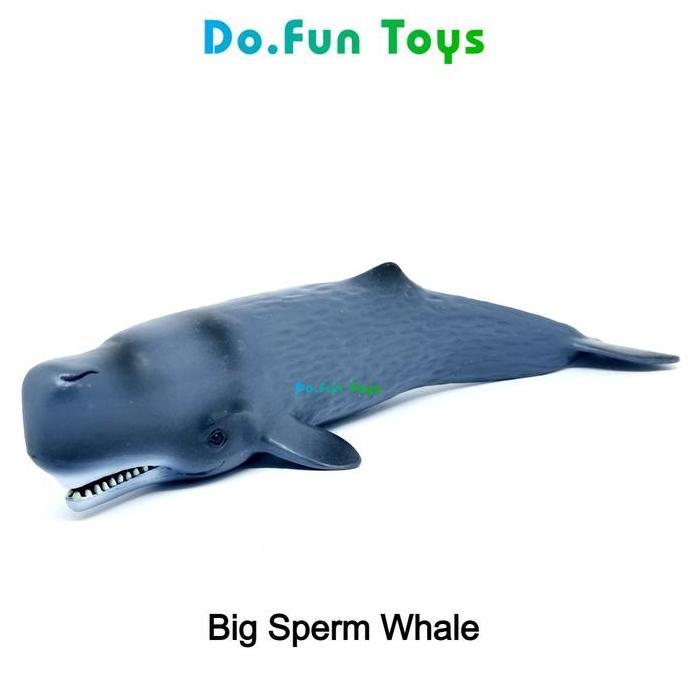 mainan - Big Sperm Whale New Figure / Miniatur Ikan Paus Sperma Besar Diskon