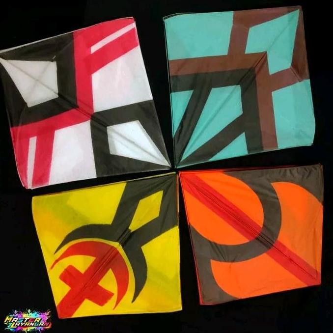 ISI 50PCS Layangan seot TERLARIS - layangan seot berotot - layangan seot Warna Mix - Minimal Order 5