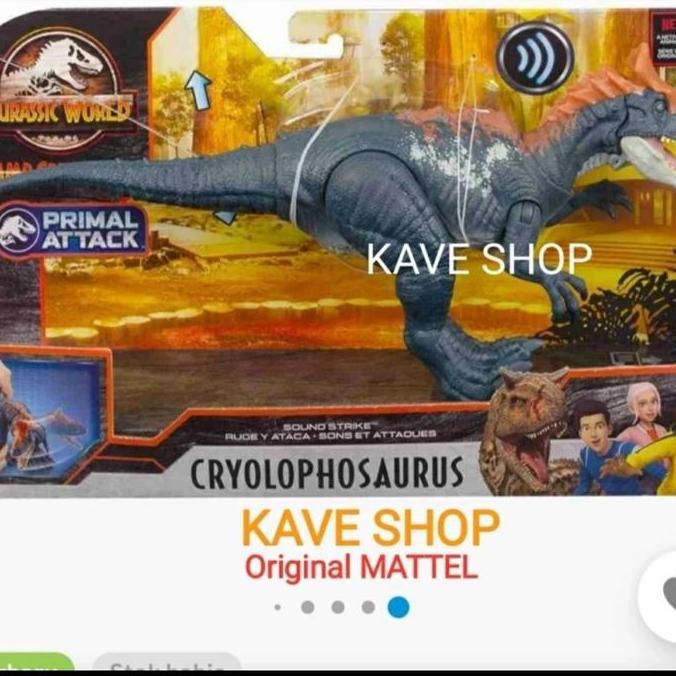 mainan - Jurassic World : Camp Cretaceous Stomp 'N Escape Tyrannosaurus Rex - Indominus - Original -