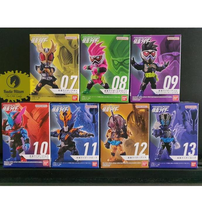 mainan - Converge Motion Kamen Rider 2 Agito Ex-Aid Genm Build Grease Rogue Diskon
