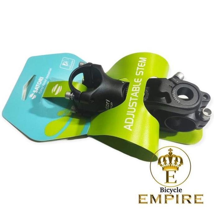 Grosir Satori Stem Sepeda Adjustable Turn Up Oversize 31.8 Bicycle Stem Mtb Xc Enduro Bicycle Empire
