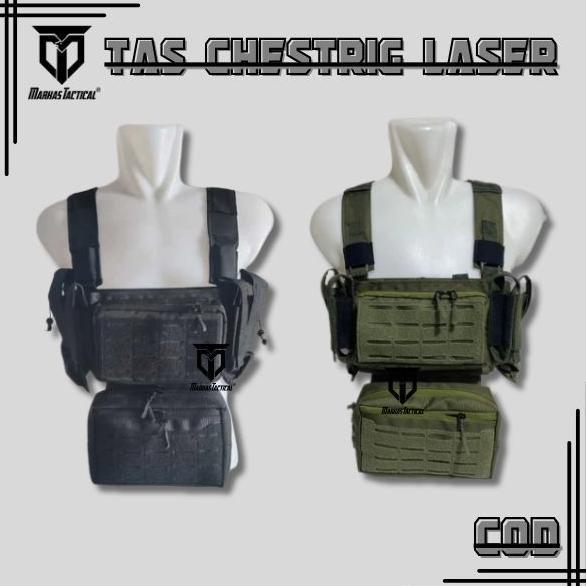 Chest Rig Taktis KRAKEN I Tas Dada Mini Chestrig Modular Hijau Tas Dada Tactical Rompy Body Vest
