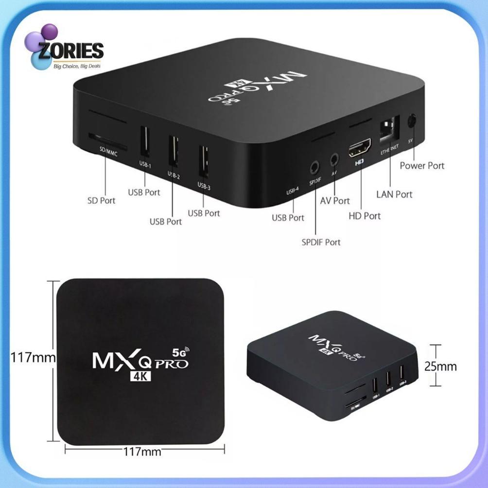 NEW PRODUCT MI TV  TSIK ANDROID MXQ PRO Android TV Box 4K HD Smart Set Top Box 4G+32G Bluetooth digi