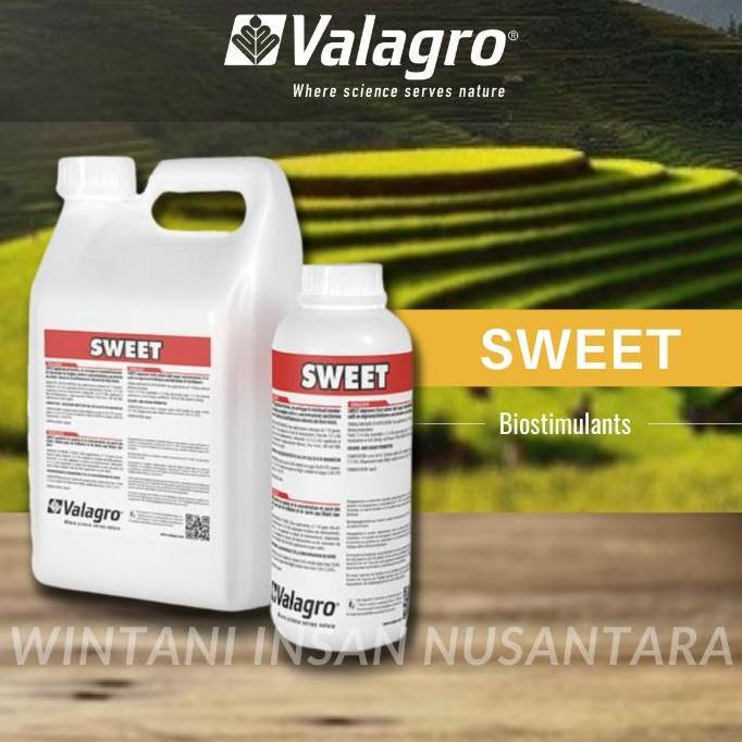 Pupuk Organik Cair Valagro SWEET Biostimulant isi 1 Liter - PEMANIS BUAH DAN MENINGKATKAN INTENSITAS