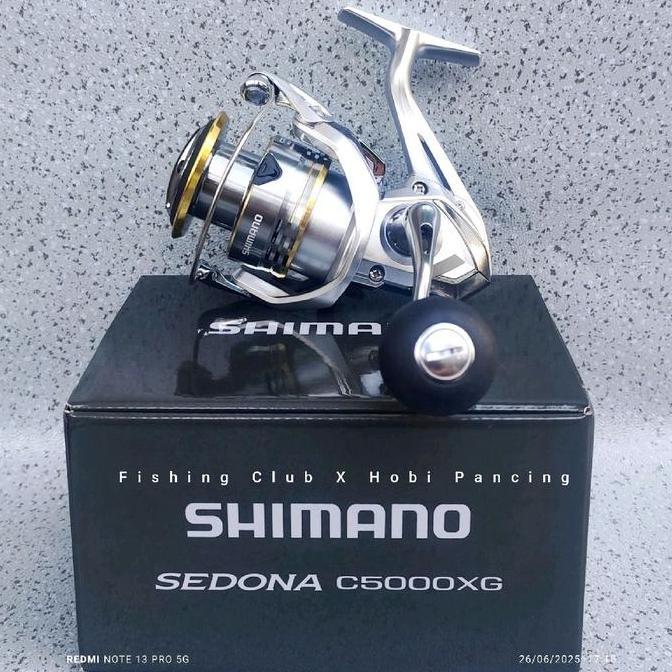TERBARU - Reel Spinning Shimano Sedona FJ 1000 2500 HG SDH C3000 4000 XG 5000 XG (Seri Terbaru) 100%