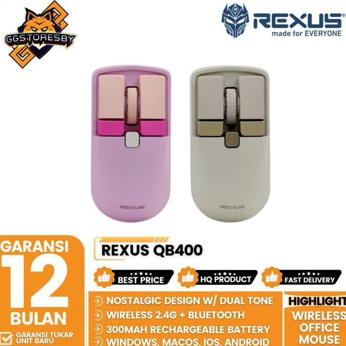 (Best) REXUS QB400 BLUETOOTH OFFICE WIRELESS Mouse