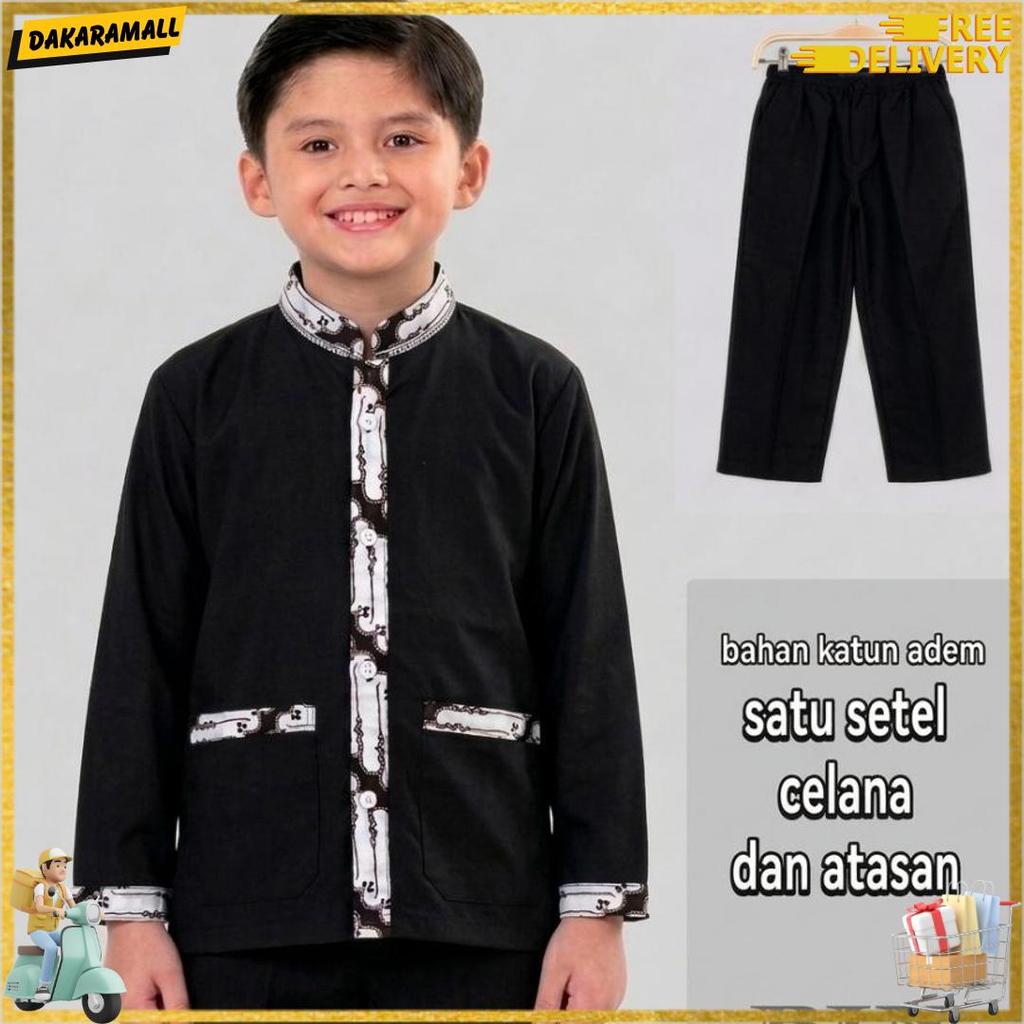 Baju Pangsi Anak Setelan Koko Sunda Adat Karnaval Muslim Premium Best Price