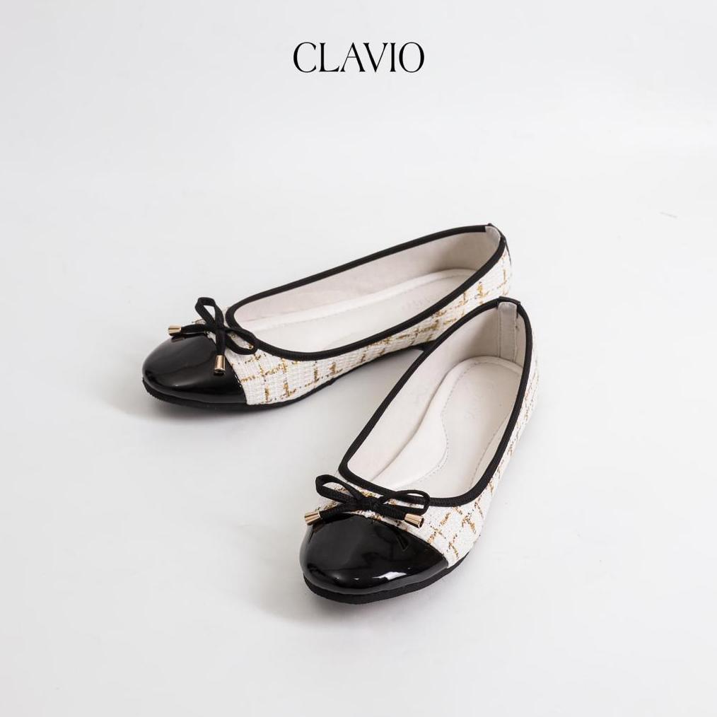 Hot Deals Clavio Clarissa Sepatu Wanita Flat Shoes Super Empuk