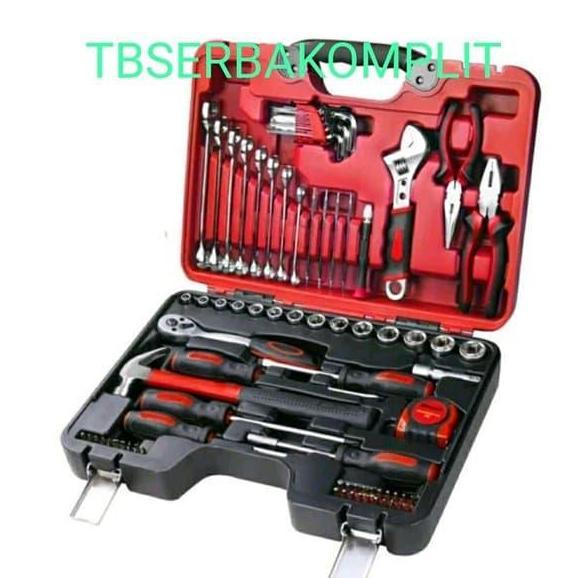 Terlaris Mechanic Tool Kit 78Pc Krisbow 10153195 Tool Set 78Pcs Toolkit Toolset
