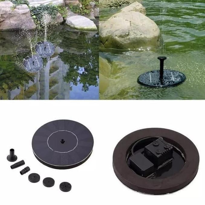 Pompa Kolam Celup Air Mancur Tenaga Matahari-Pompa Air Mini Solar Cell Ready